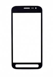 Replacement Front Glass For Samsung Galaxy Xcover 4s Black By - Maxbhi Com
