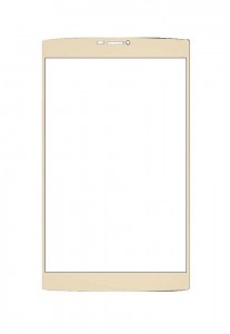 Replacement Front Glass For Micromax Canvas Plex Tab Champagne By - Maxbhi.com