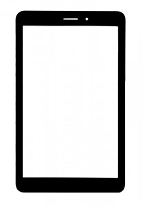 Replacement Front Glass For Huawei Honor T1 Black By - Maxbhi.com