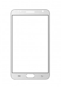 Replacement Front Glass For Magicon Mnote White By - Maxbhi.com