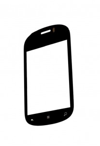 Replacement Front Glass For Alcatel Ot908 Red By - Maxbhi.com