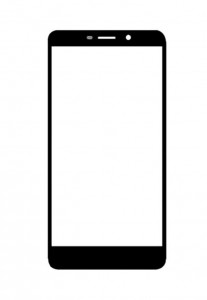 Replacement Front Glass For Leeco Le 1 X600 Black By - Maxbhi Com