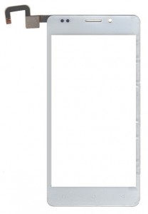 Touch Screen Digitizer For Intex Aqua Life V Grey By - Maxbhi Com