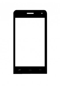 Replacement Front Glass For Micromax Bolt Q325 Blue By - Maxbhi.com