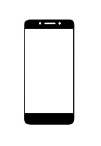 Replacement Front Glass For Coolpad Cool S1 Black By - Maxbhi.com