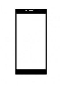 Replacement Front Glass For Pantech Vega Iron Black By - Maxbhi.com