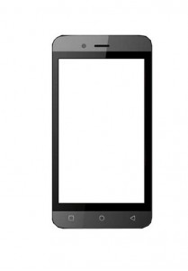 Touch Screen Digitizer For Intex Aqua R4 Plus Grey By - Maxbhi.com