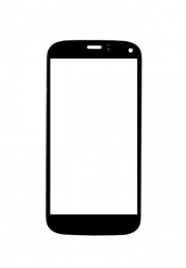 Replacement Front Glass For Micromax Canvas Turbo A250 Black By - Maxbhi.com