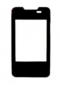 Replacement Front Glass For Micromax X367 White By - Maxbhi.com