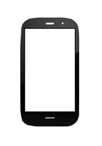 Replacement Front Glass For Hp Pre 3 White By - Maxbhi.com