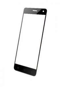 Replacement Front Glass For Ziox Astra Viva 4g Black By - Maxbhi.com