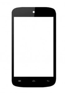 Replacement Front Glass For Epoch Es350 Black By - Maxbhi.com