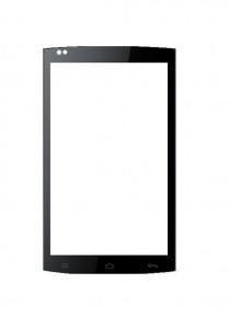 Replacement Front Glass For Blu Dash C Music Yellow By - Maxbhi.com