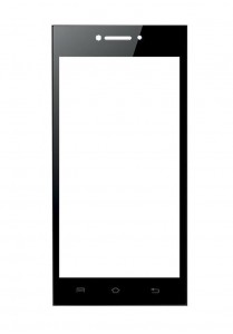 Replacement Front Glass For Lava Iris 750 Grey By - Maxbhi Com