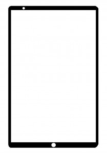 Replacement Front Glass For I Kall N17 Black By - Maxbhi Com