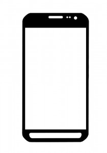 Replacement Front Glass For Samsung Galaxy Xcover 4 Black By - Maxbhi.com