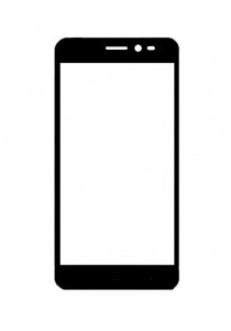 Replacement Front Glass For Explay Pulsar Black By - Maxbhi.com