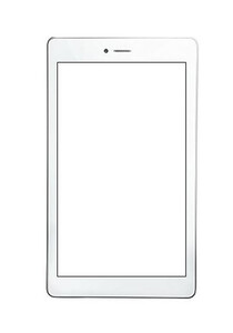 Replacement Front Glass For Millennium M7 Black By - Maxbhi.com