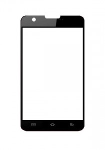 Replacement Front Glass For Rage Attitude 5x Red By - Maxbhi.com