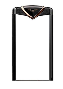 Replacement Front Glass For Vertu Constellation T Black By - Maxbhi.com