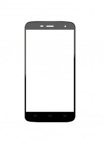 Replacement Front Glass For Mtech Turbo L5 Black By - Maxbhi.com