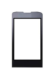 Replacement Front Glass For Lg Km555e Silver By - Maxbhi.com