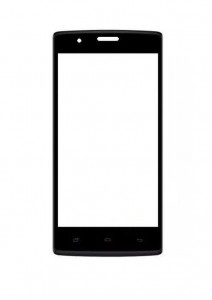 Replacement Front Glass For Karbonn Titanium High 2 S203 Black By - Maxbhi.com