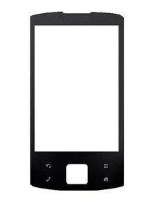Replacement Front Glass For Asus Nuvifone A50 White By - Maxbhi.com