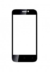Replacement Front Glass For Iball Andi 4.5 Ripple 3g Black By - Maxbhi.com
