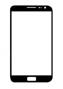 Replacement Front Glass For Zync Cloud Z5 Dual Core White By - Maxbhi.com