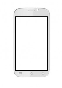 Replacement Front Glass For Ismart Is52 White By - Maxbhi.com