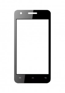 Replacement Front Glass For Zync Cloud Z401 Black By - Maxbhi.com