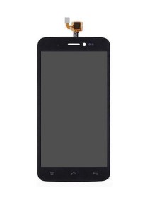 Lcd With Touch Screen For Wiko Lenny Black By - Maxbhi.com