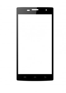 Replacement Front Glass For Celkon Glory Q5 Black By - Maxbhi.com