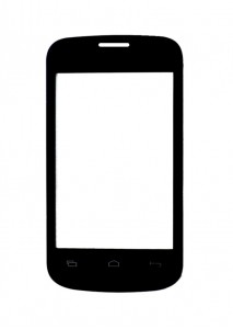 Replacement Front Glass For Micromax Canvas X353 White By - Maxbhi.com