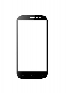 Replacement Front Glass For Zen Ultrafone 701 Fhd Black By - Maxbhi.com