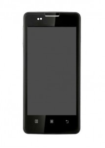 Lcd With Touch Screen For Reliance Lenovo A600e Black By - Maxbhi.com