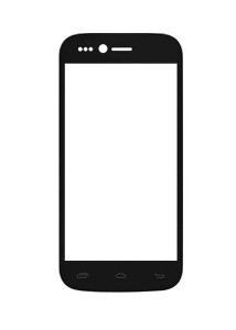 Replacement Front Glass For Intex Aqua Slice Black By - Maxbhi.com