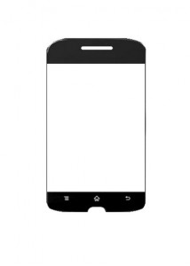 Replacement Front Glass For Micromax X660 White By - Maxbhi.com