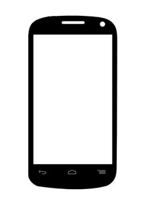 Replacement Front Glass For Alcatel 4033a Black By - Maxbhi.com
