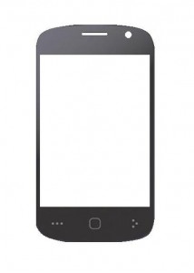 Replacement Front Glass For Rage Magic Swift White By - Maxbhi.com