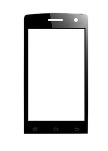 Replacement Front Glass For Champion My Phone 43 Black By - Maxbhi.com