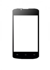 Replacement Front Glass For Lava Iris 348 White By - Maxbhi.com