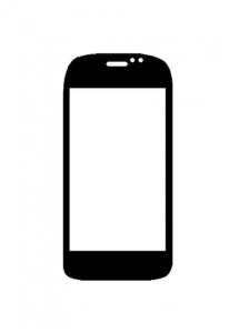 Replacement Front Glass For Dell Aero White By - Maxbhi.com