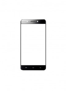 Replacement Front Glass For Lava Iris 860 Black By - Maxbhi Com