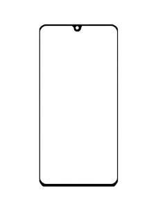 Replacement Front Glass For Huawei Nova 4e Black By - Maxbhi Com