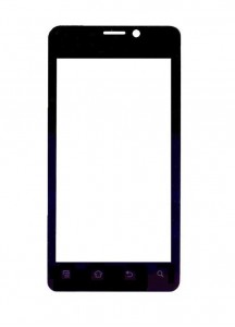 Replacement Front Glass For Karbonn A27 Retina Black By - Maxbhi.com