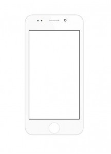 Replacement Front Glass For Maxx Ax5 Duo Black By - Maxbhi.com