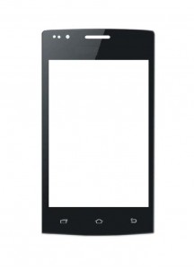 Replacement Front Glass For Blueberry S5.5 Blue By - Maxbhi.com