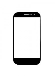 Replacement Front Glass For Celkon A107 Signature One Black By - Maxbhi.com